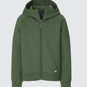 Uniqlo KIDS Ultra Stretch Dry Sweat Long Sleeve Full-Zip Hoodie